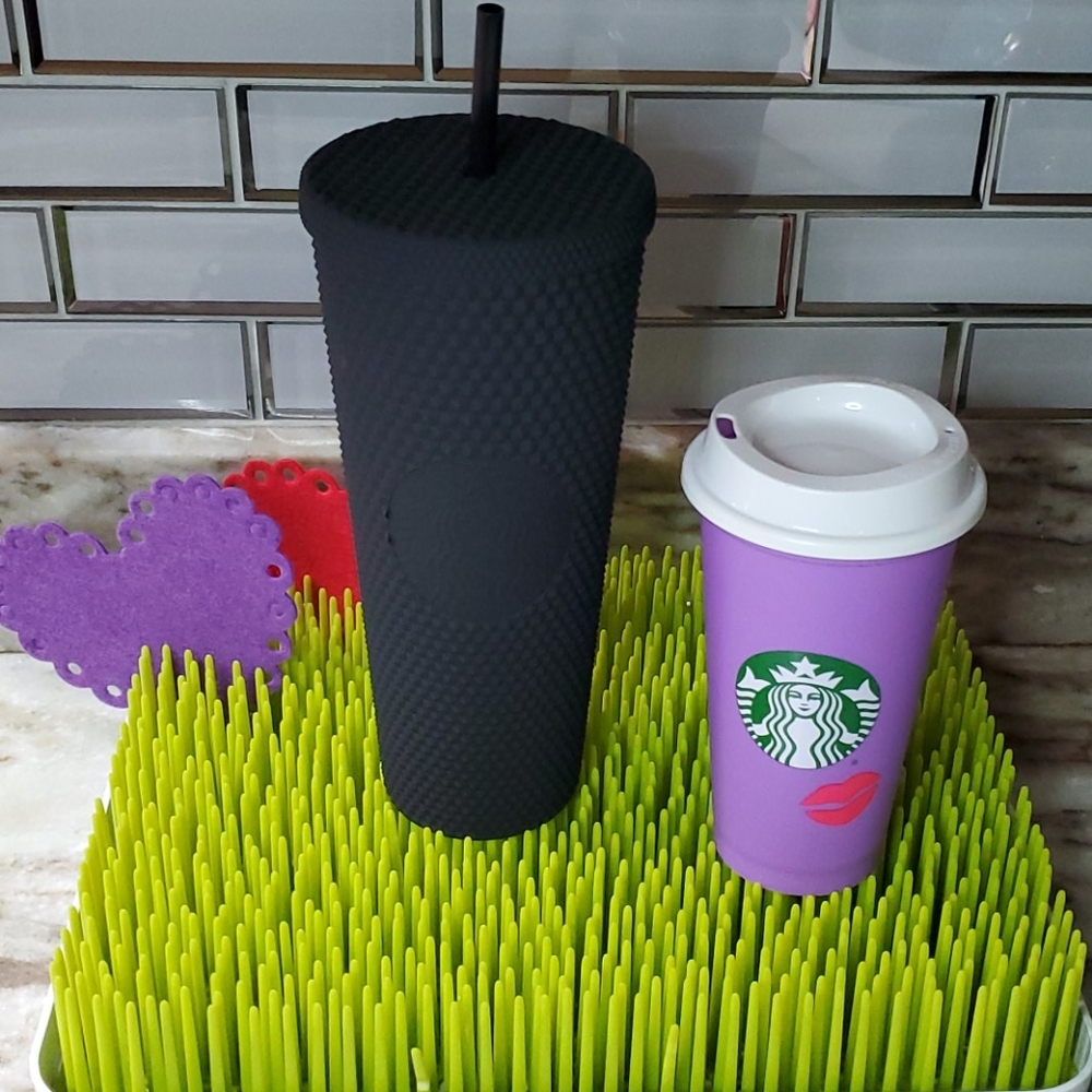 Starbucks Valentine's Matte Black Tumbler Set